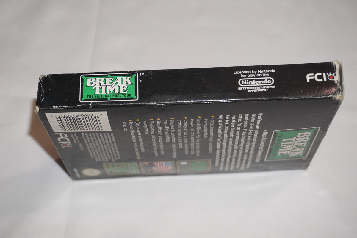 Break Time (Nintendo NES) Complete in Box w/ Reg Card CIB