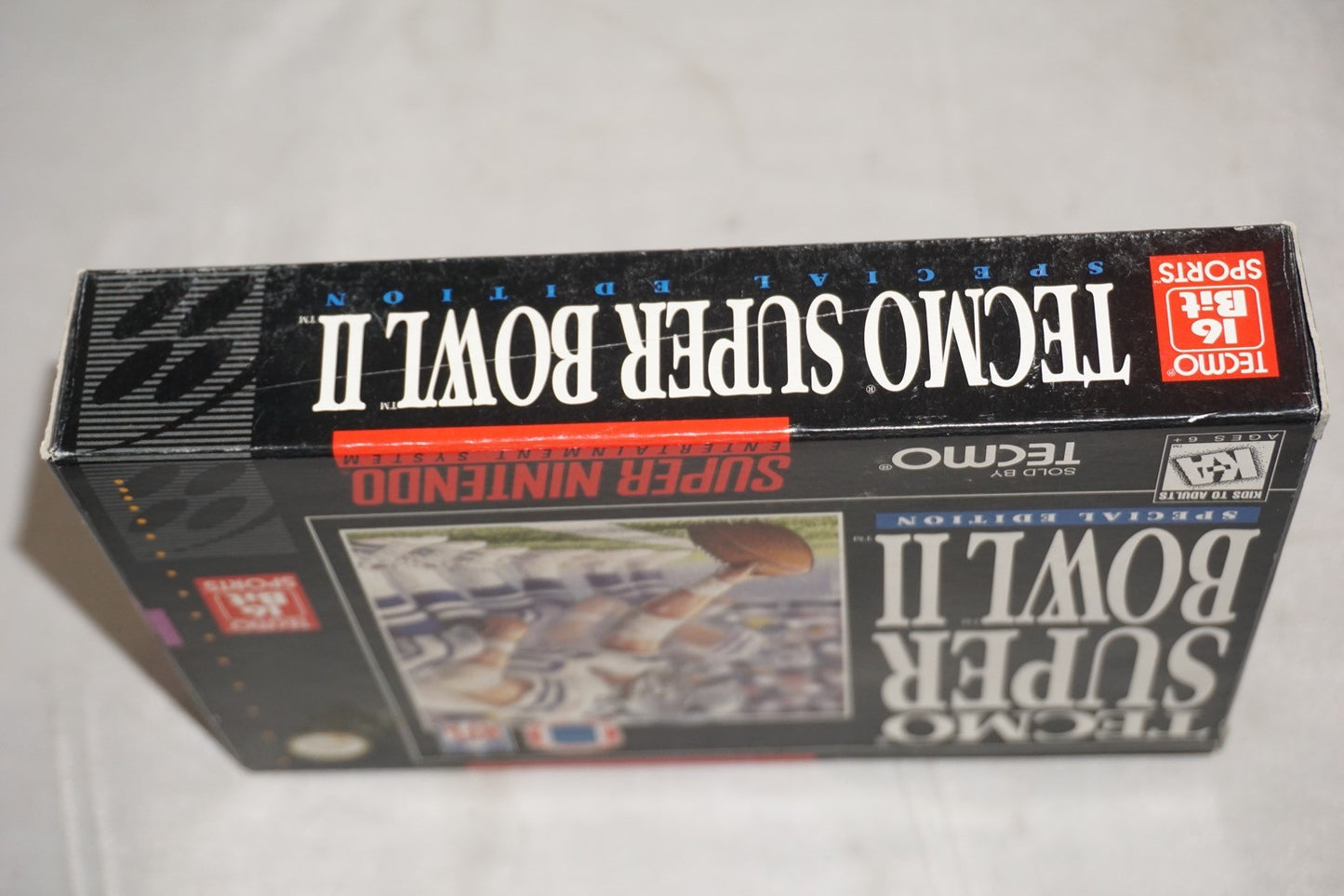 Tecmo Super Bowl II 2 (Super Nintendo SNES) with Box No Manual