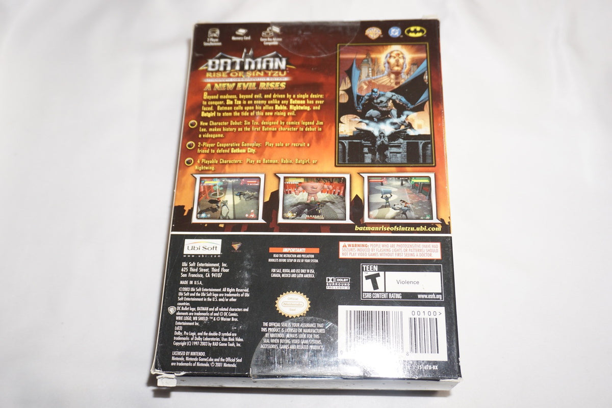 Batman: Rise of Sin Tzu Lithograph Commemorative (Nintendo Gamecube) NEW Sealed