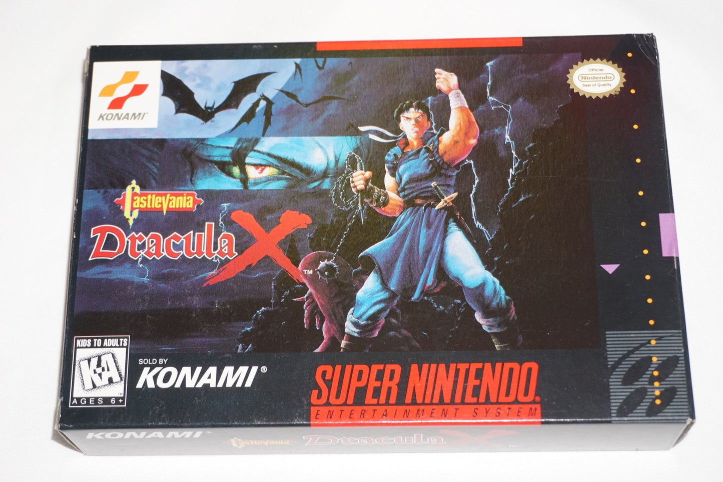 Castlevania Dracula X (Super Nintendo SNES) Complete in Box CIB