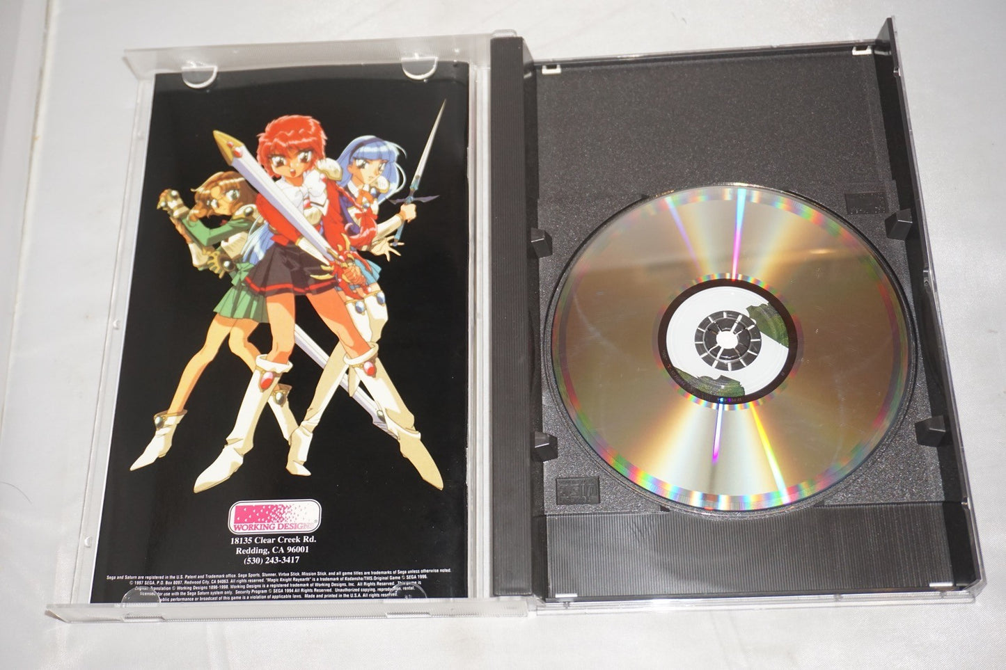 Magic Knight Rayearth Fuu Disc (Sega Saturn) Complete w/ Reg Card Near Mint
