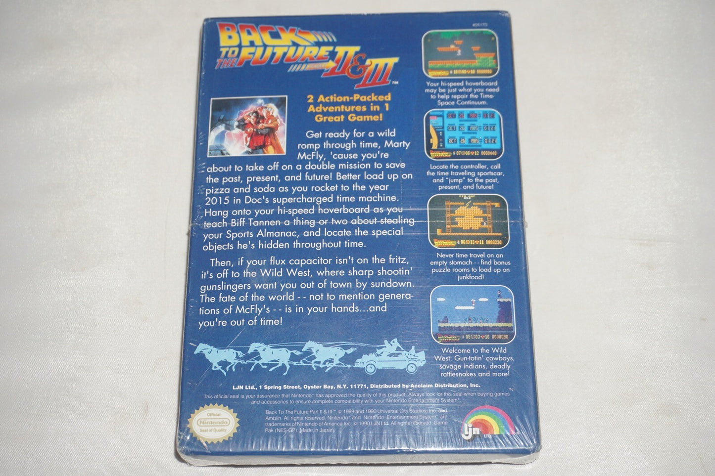 Back To The Future II & III 2 3 (Nintendo NES) NEW Factory Sealed