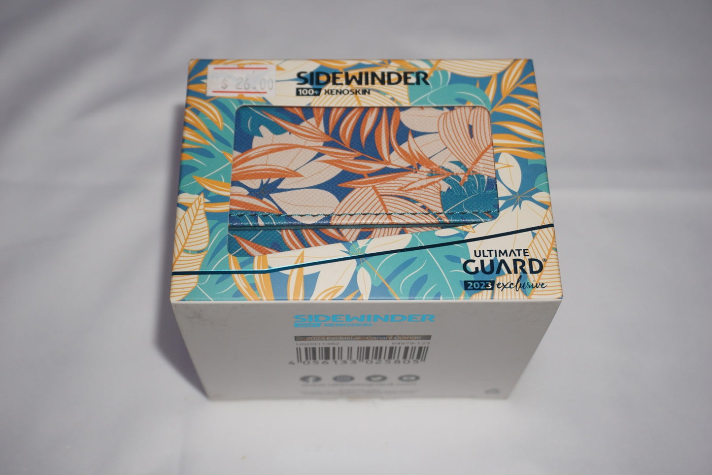 Sidewinder 100+ Xenoskin 2023 Exclusive Canary Orange Deck Box NEW