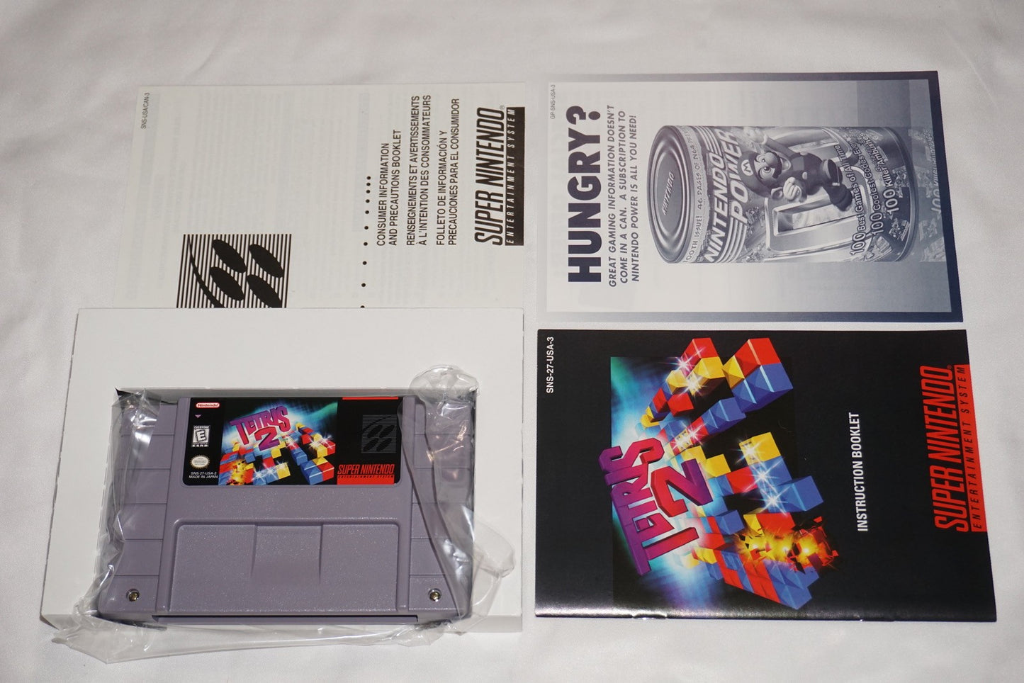 Tetris 2 (Super Nintendo SNES) Complete in Box CIB Near Mint