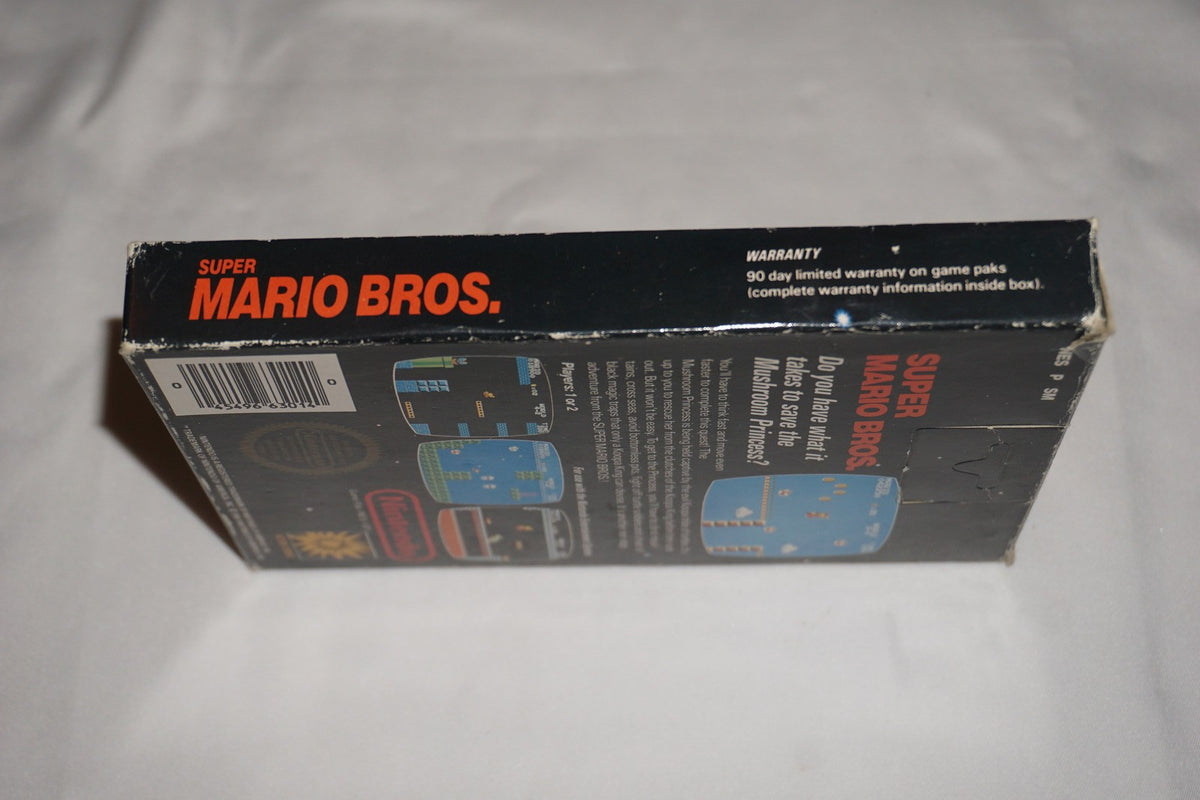Super Mario Bros 5 Screw Hangtab (Nintendo NES) Complete in Box CIB