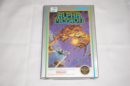 Alpha Mission (Nintendo NES) Complete in Box CIB