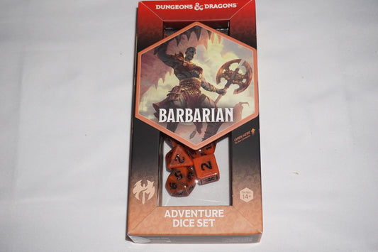 Barbarian Adventure Dice Set D&D Dungeons & Dragons NEW
