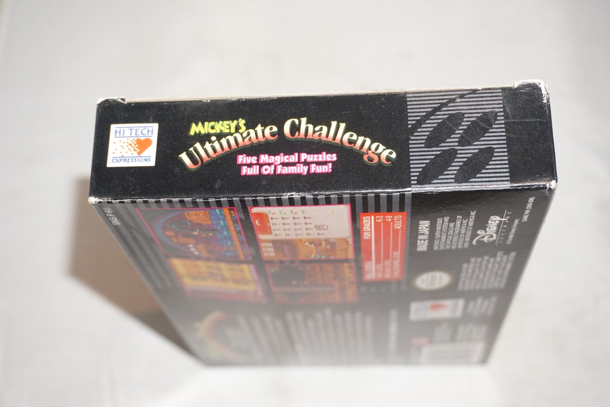 Mickey's Ultimate Challenge (Super Nintendo SNES) Complete in Box CIB