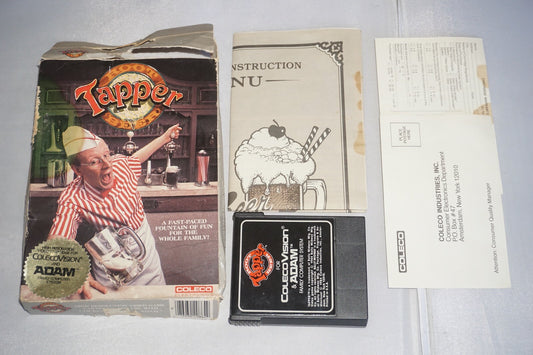 Tapper Root Beer (Colecovision) Complete In Box