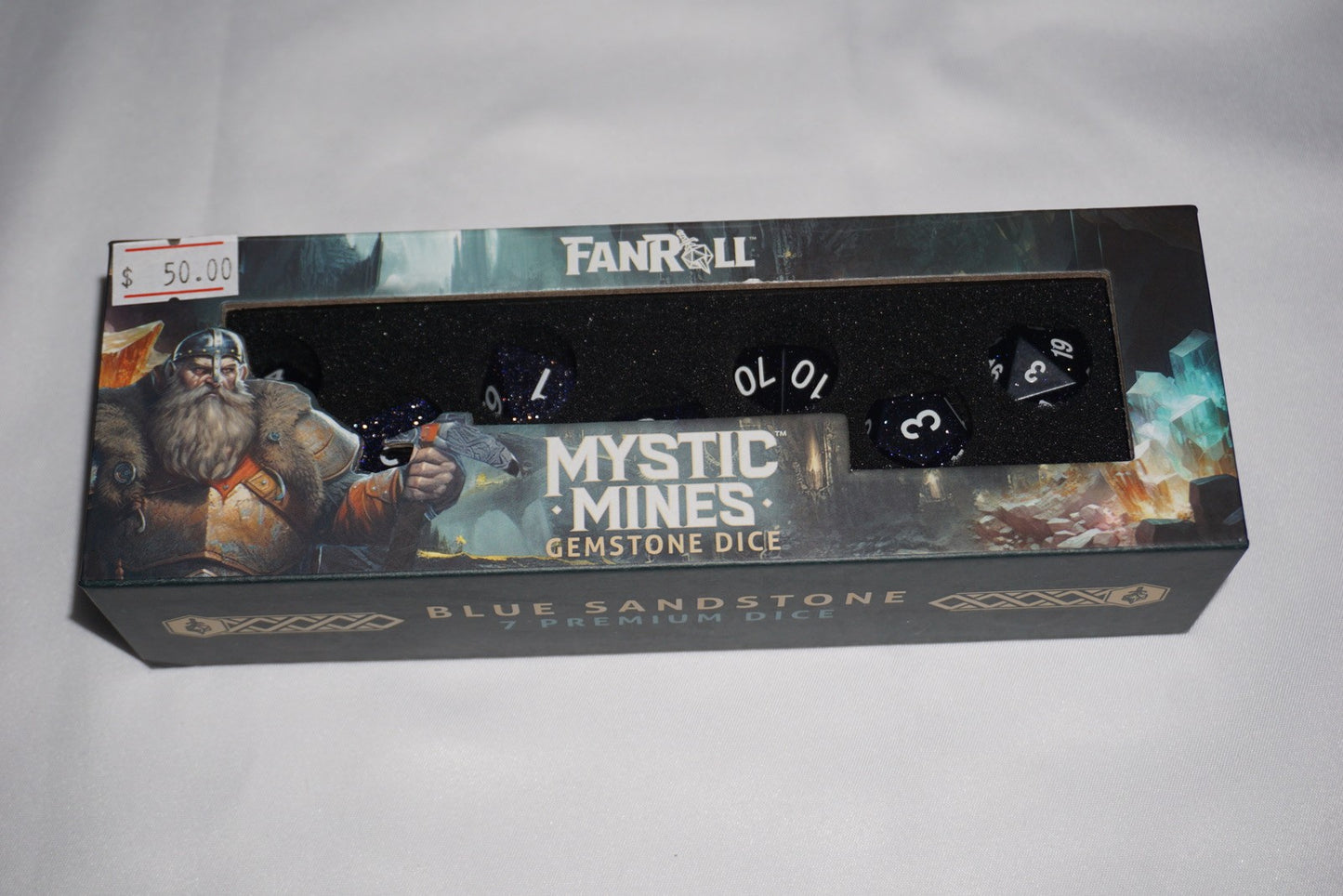 Fanroll Mystic Mines Blue Sandstone Set D&D NEW Sealed