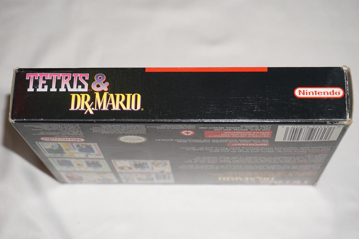 Tetris & Dr Mario (Super Nintendo SNES) Complete in Box CIB