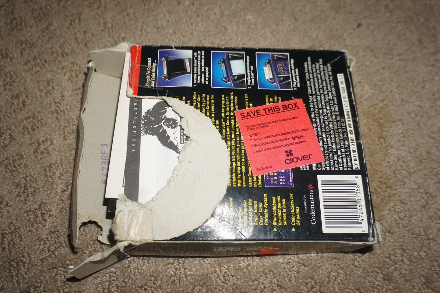 Game Genie (Sega Game Gear) Complete in Box