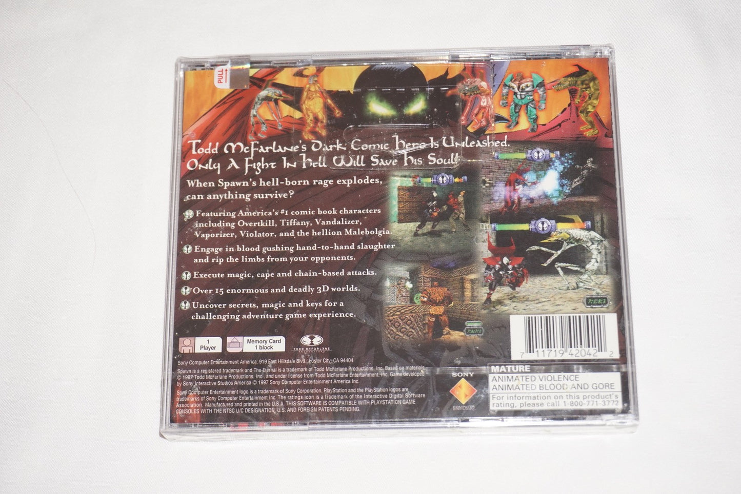 Spawn the Eternal Limited (Sony Playstation 1 ps1) NEW Factory Sealed