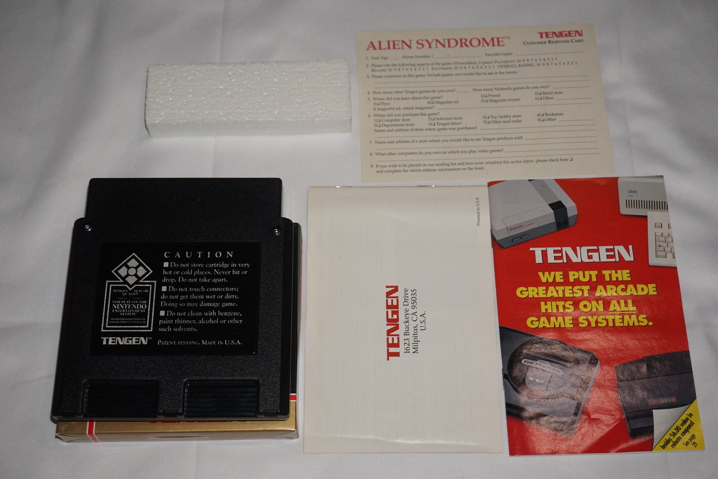 Alien Syndrome (Nintendo NES) Complete in Box w/ Reg CIB