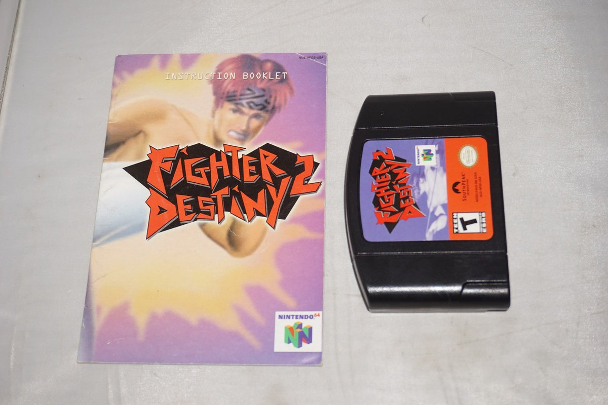 Fighter Destiny 2 (Nintendo 64 N64) Complete in Box CIB Near Mint