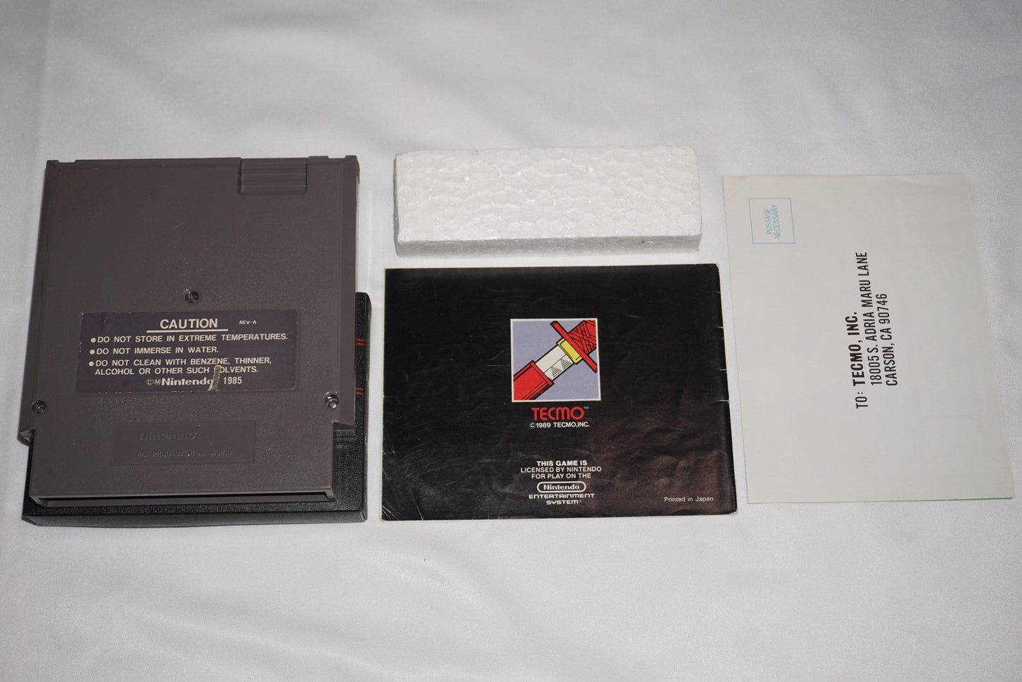 Ninja Gaiden 1 (Nintendo NES) Complete in Box CIB