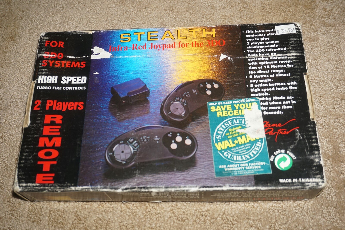 Stealth Infra-Red Joypad Controller (Panasonic 3do) Complete in Box
