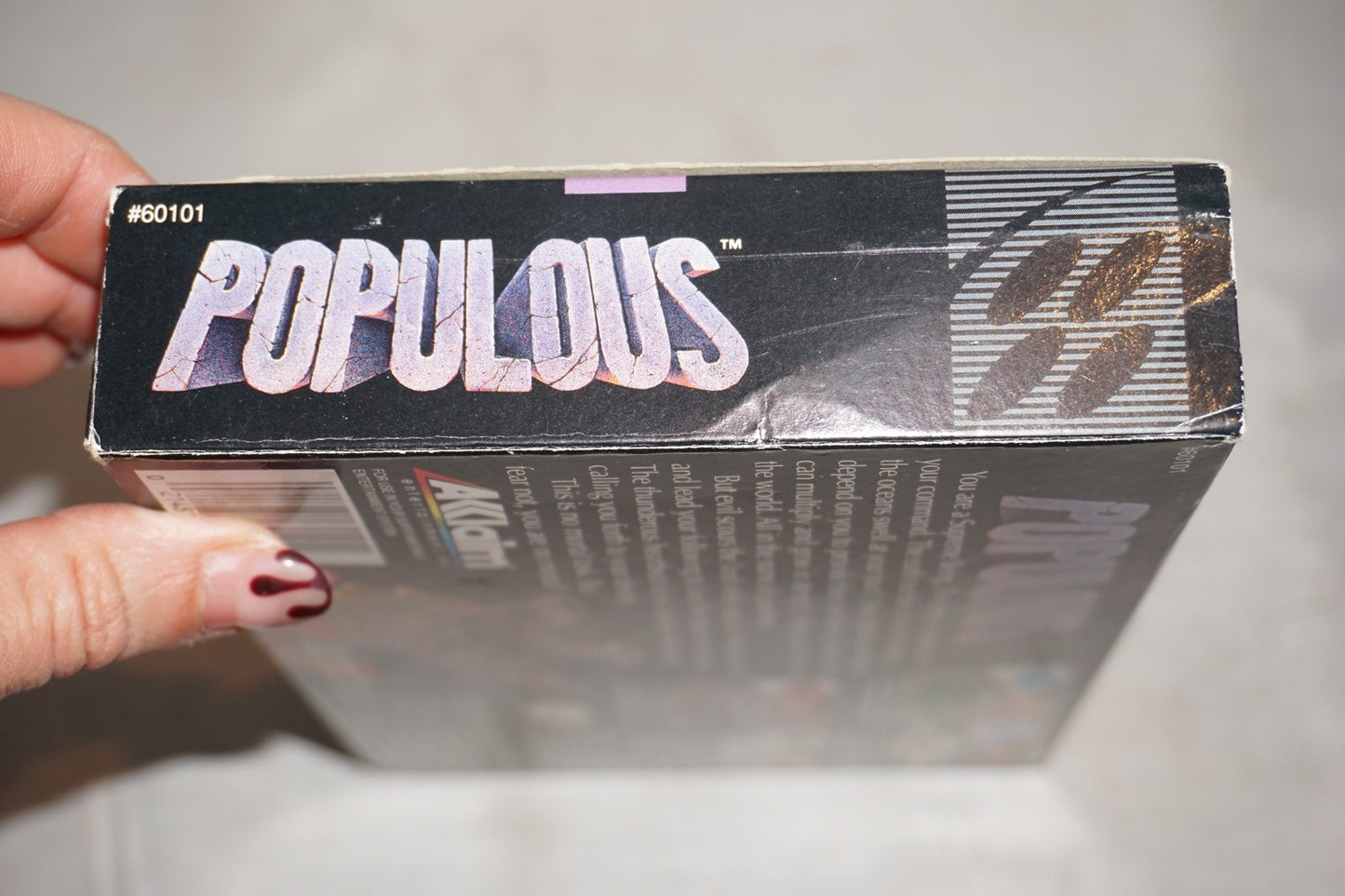 Populous (Super Nintendo SNES) Complete in Box CIB