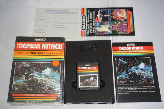 Demon Attack New (Atari 400/800) Complete In Box Near Mint