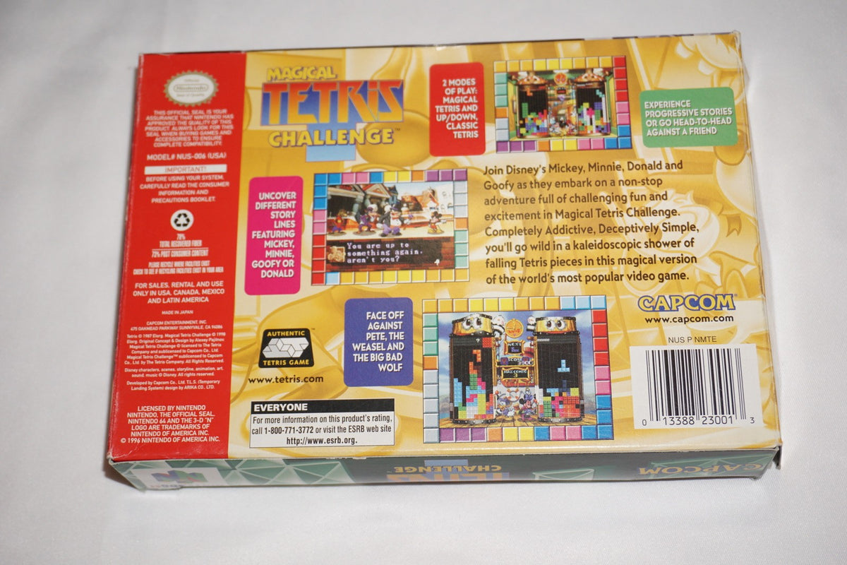 Magical Tetris Challenge (Nintendo 64 N64) Complete in Box CIB