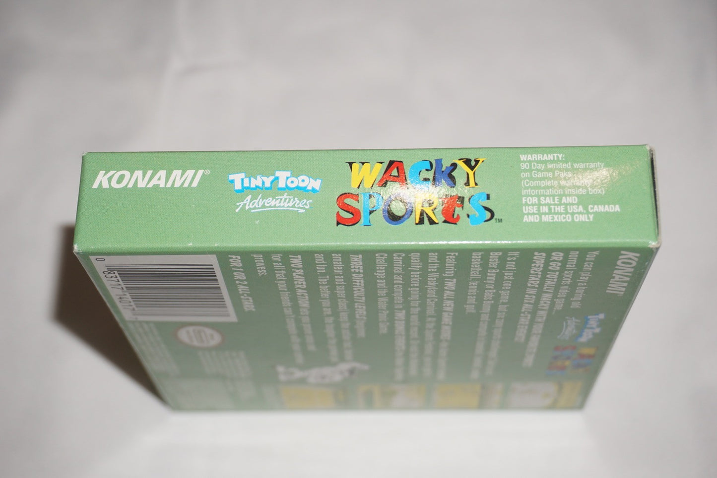 Tiny Toon Adventures Wacky Sports (Game Boy Gameboy) Complete in Box w/ Reg CIB