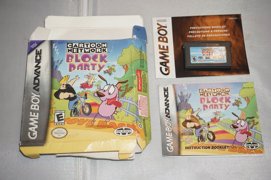 Cartoon Network Block Party (Nintendo Gameboy Advance Game Boy GBA) Complete CIB