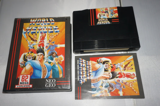 World Heroes 1 (Neo Geo AES English) Complete in Box