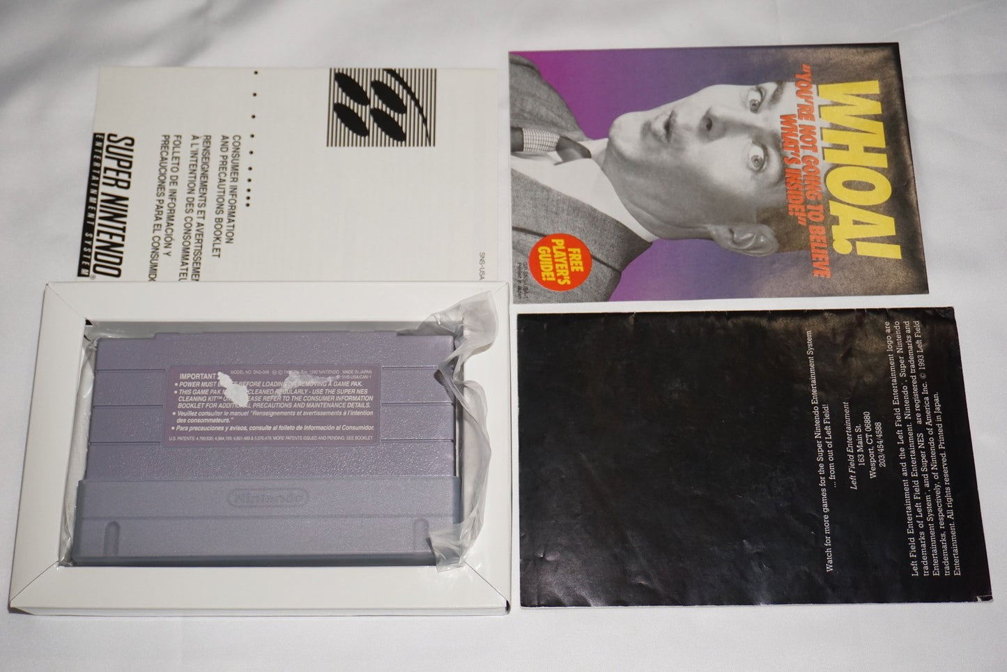 Relief Pitcher (Super Nintendo SNES) Complete in Box CIB