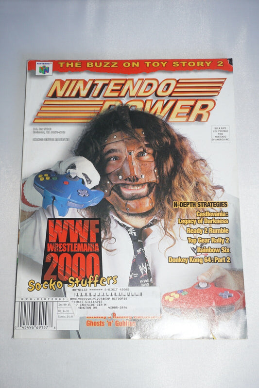 Nintendo Power Vol 127 Wrestlemania 2000 Magazine #1 Poster Comic