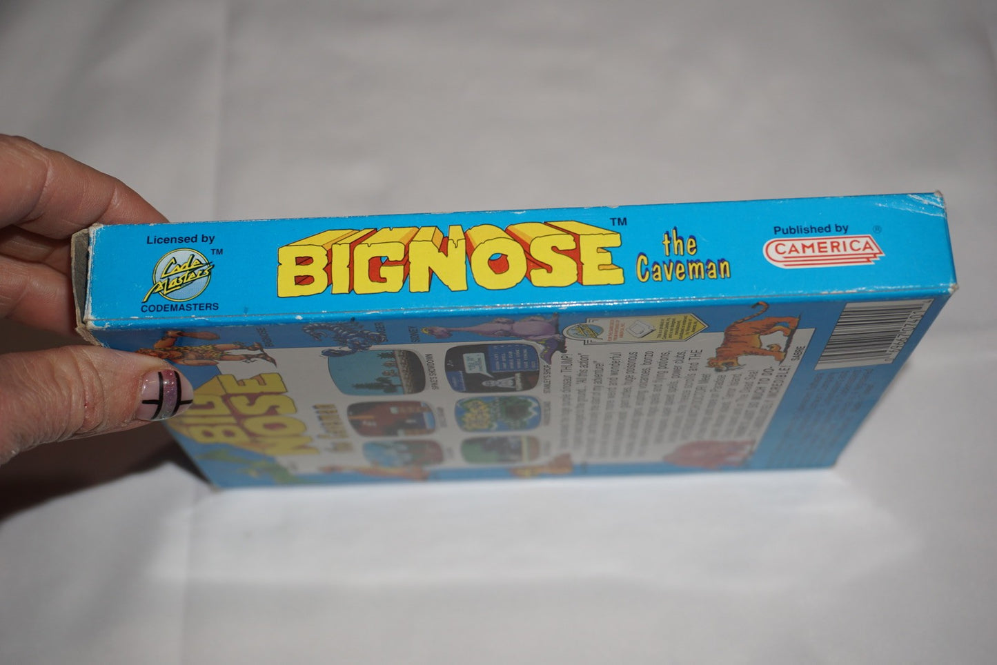 Big Nose The Caveman (Nintendo NES) Complete in Box CIB