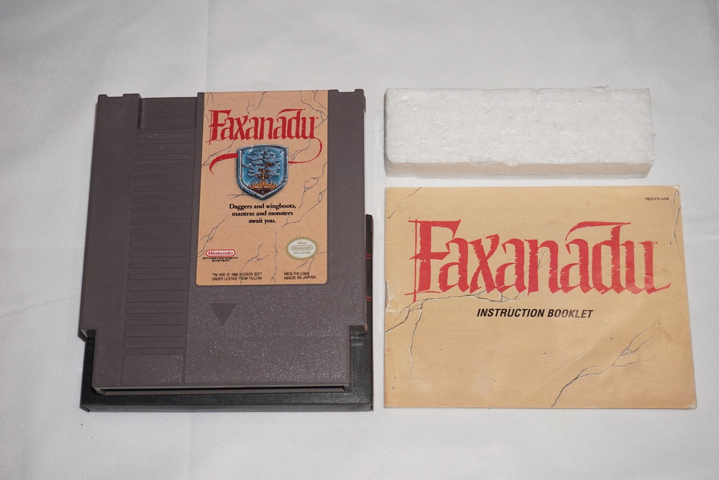 Faxanadu (Nintendo NES) Complete in Box CIB