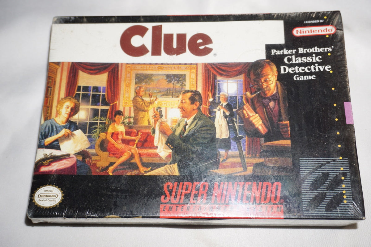 Clue (Super Nintendo SNES) NEW Sealed