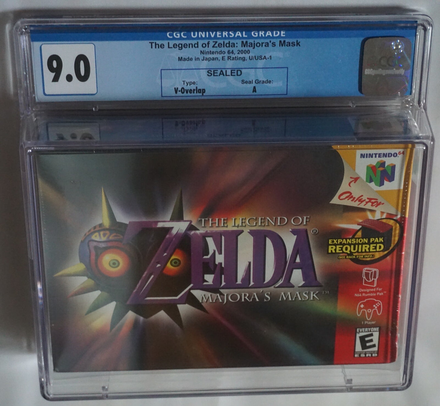 Legend of Zelda Majora’s Mask (Nintendo 64 N64) CGC 9.0 A NEW Sealed