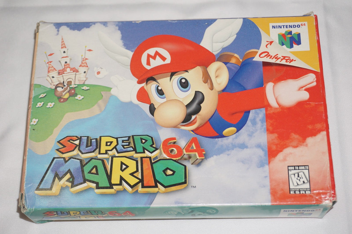 Super Mario 64 (Nintendo 64 N64) Complete in Box CIB Authentic