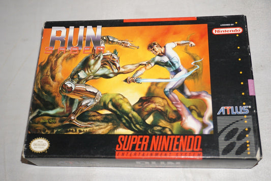 Run Saber (Super Nintendo SNES) Complete in Box CIB