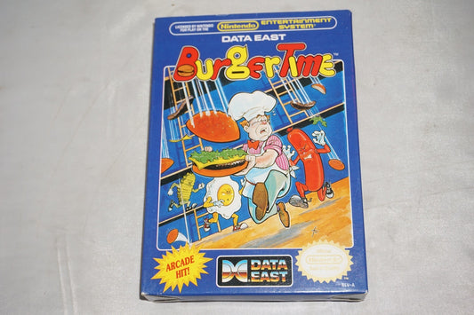Burgertime (Nintendo NES) Complete in Box CIB