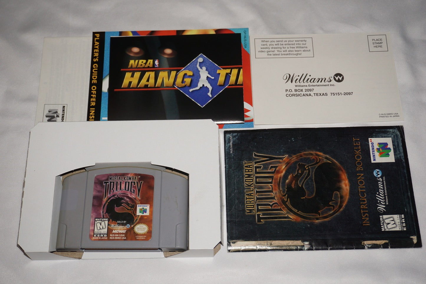 Mortal Kombat Trilogy (Nintendo 64 N64) Complete in Box w/ Reg Poster CIB