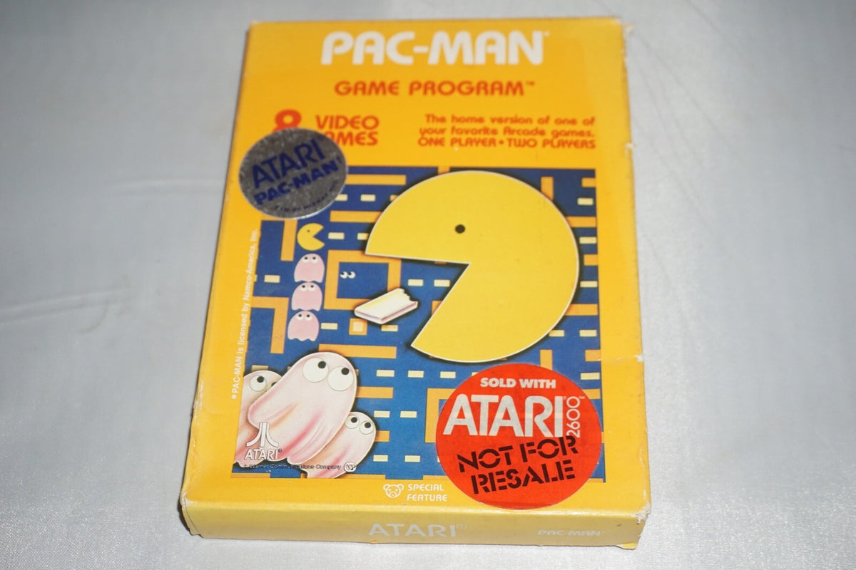 Pac Man NOT FOR RESALE (Atari 2600) NEW Sealed In Box #2