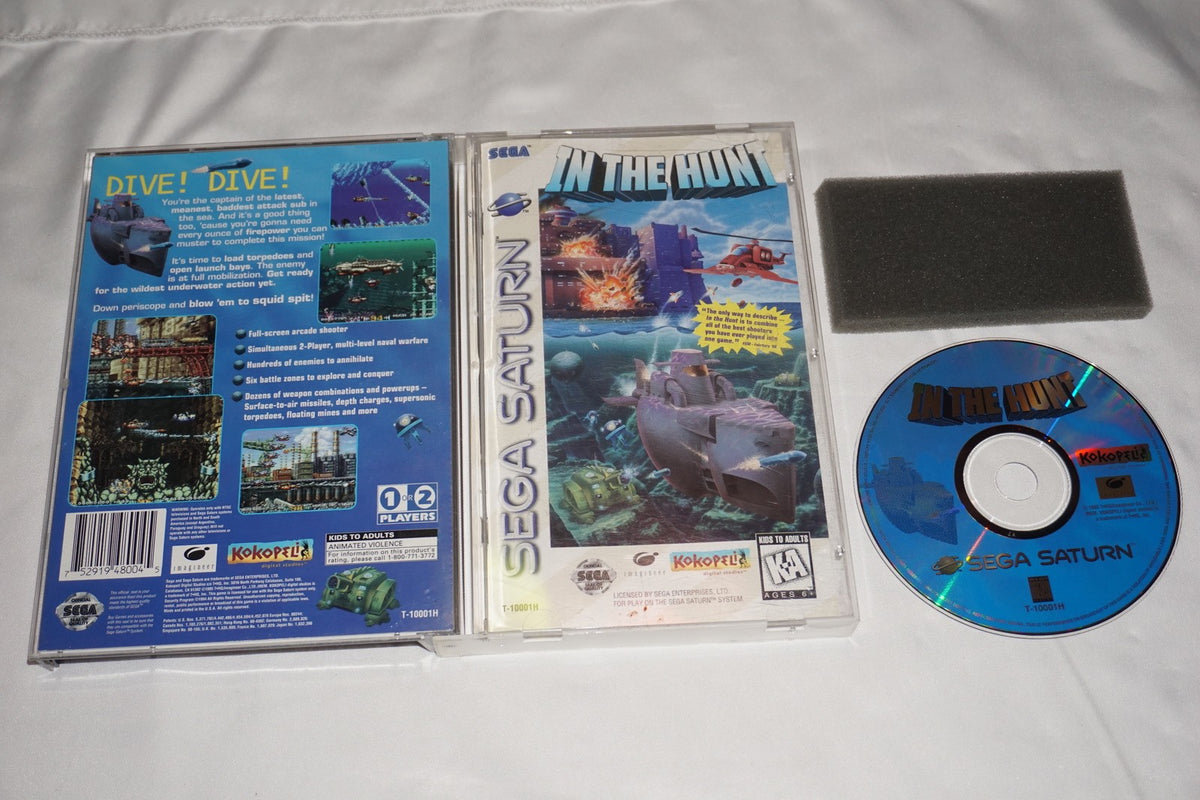 In the Hunt (Sega Saturn) Complete w/ Reg Card