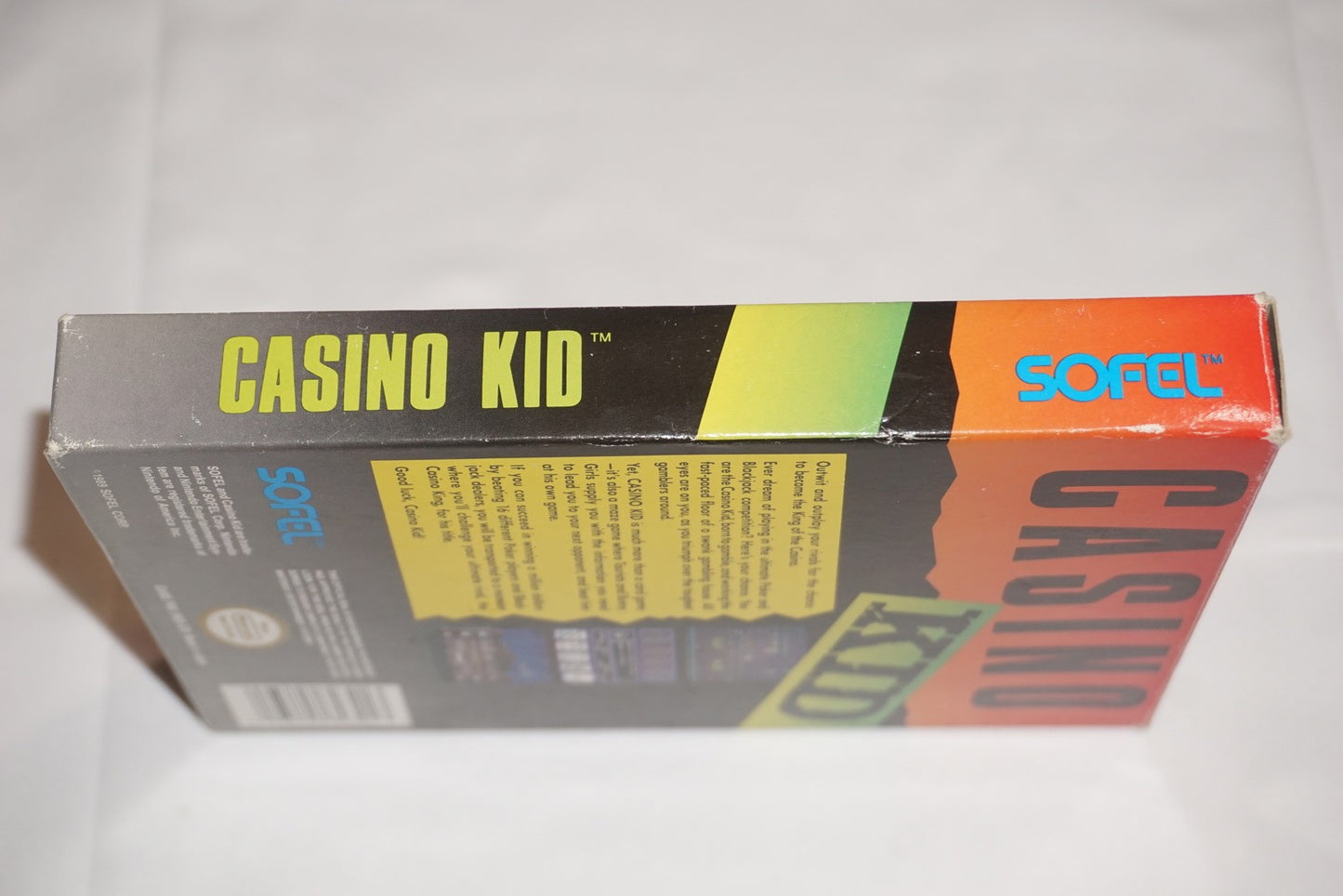 Casino Kid 1 (Nintendo NES) Complete in Box w/ Reg Card CIB