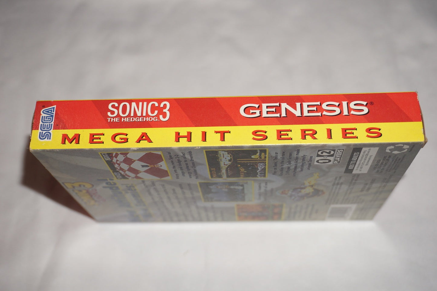 Sonic the Hedgehog 3 Mega Hit Series (Sega Genesis) Complete in Box CIB