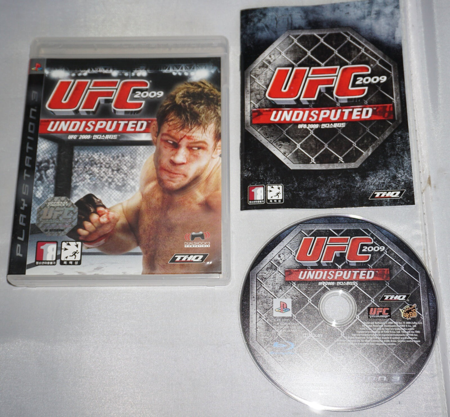 UFC 2009 Undisputed (Playstation 3 ps3) Complete KOREAN Import