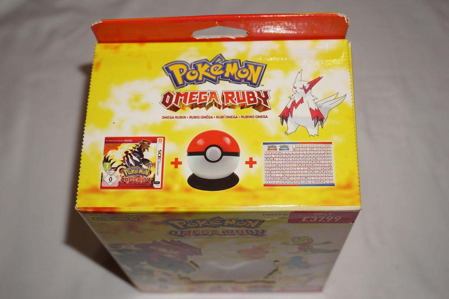 Pokemon Omega Ruby Pokeball Edition (Nintendo 3DS) NEW Sealed UK PAL Import