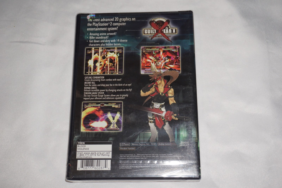 Guilty Gear X (Sony Playstation 2 ps2) NEW Sealed