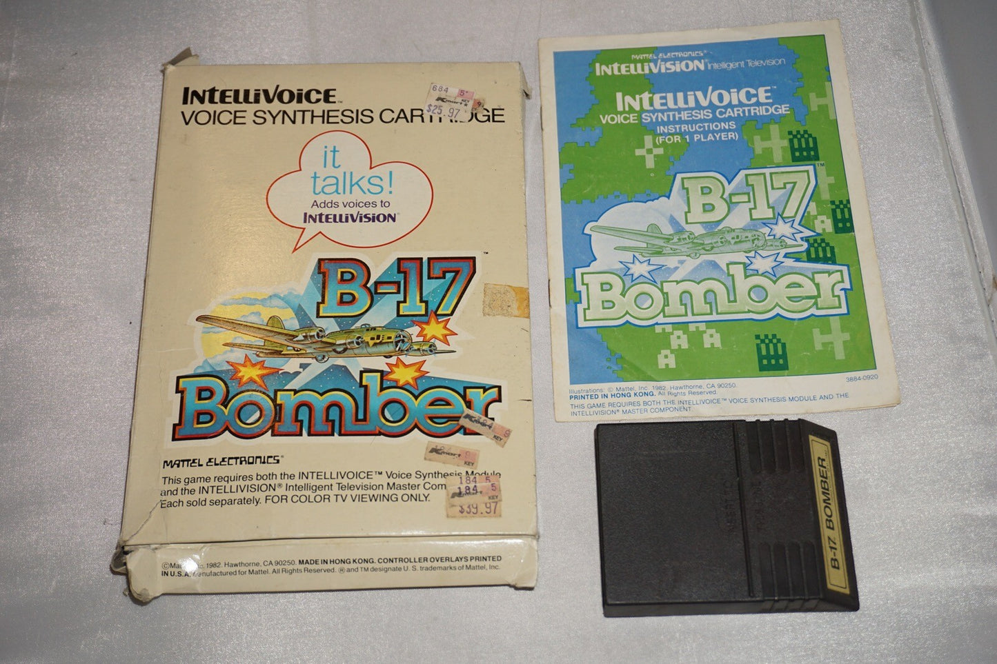 B-17 Bomber (Intellivision) Complete In Box #2
