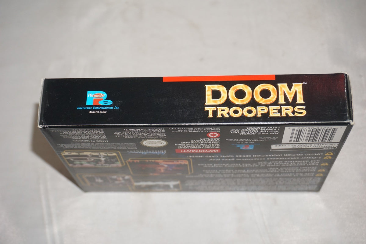 Doom Troopers (Super Nintendo SNES) Complete in Box w/ Poster & Card CIB
