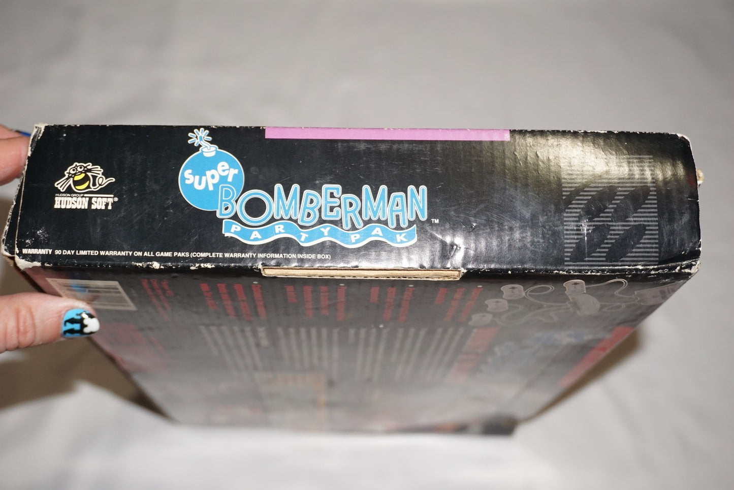 Super Bomberman Party Pak (Super Nintendo SNES) Complete in Box CIB