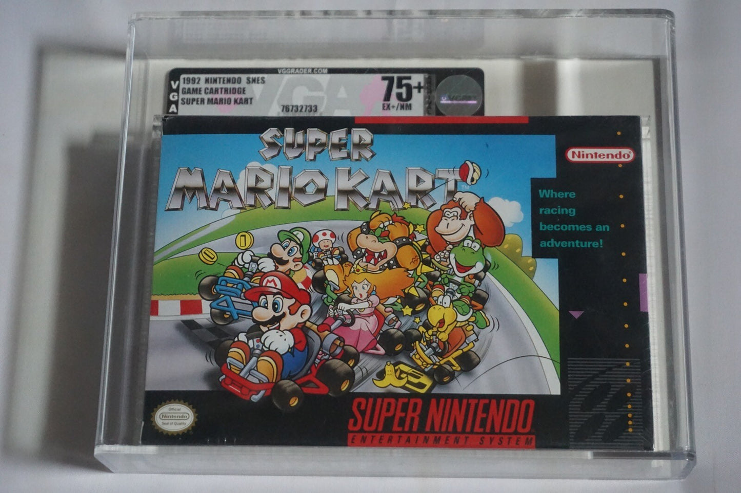 Super Mario Kart (Super Nintendo SNES) NEW Sealed VGA 75+