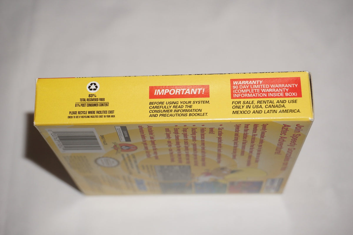 Speedy Gonzales Aztec Adventure (Game Boy Color Gameboy) Complete in Box CIB