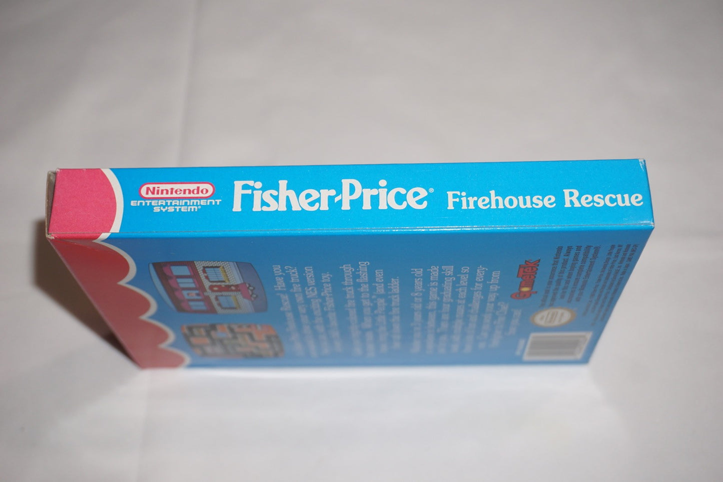 Fisher Price Firehouse Rescue  (Nintendo NES) Complete in Box CIB